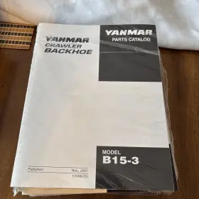 B15-3 YANMAR Crawler Backhoe Excavator Catalog