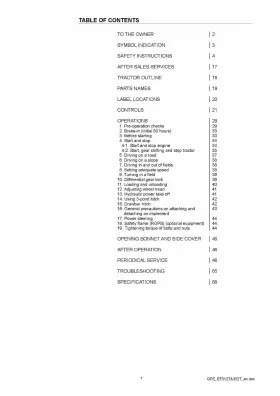 EF-352T YANMAR Tractor Repair Workshop Operators Manual #2