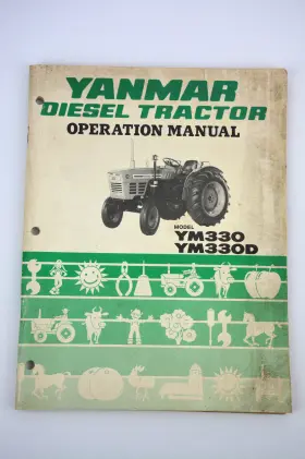 OM7907-33 YANMAR Diesel Tractor Owners Operator Manual Ym