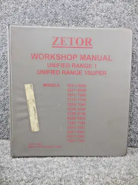 948850 ZETOR Workshop Manual