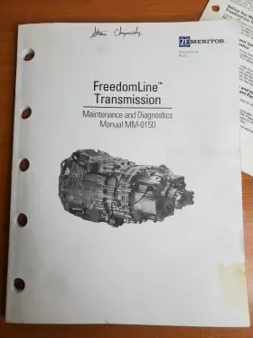 MM-0150 ZF MERITOR Freedomline Transmission Service Manual Cd #2