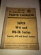 Vintage McCormick Parts Catalog TC-47 International Harvester Diesel  Tractors