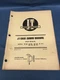 I&T C-31 J.I. Case Series 885 995 1210 1212 1410 1412 Shop Manual