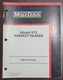 MacDon 972 Harvest Header Parts Manual Part # 46379 Issue 04/03