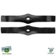 Blade Kit Fits John Deere AM130172 LT155 LT166 LX255 X324 M130719 M130718
