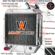 4 Row Radiator For Hyster Forklift H70XL H80XL H90XL H100XL H120XL Gas 1A17765