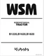 KUBOTA B1220, B1620, B1820 TRACTOR FULL (343 PAGE) WORKSHOP MANUAL