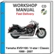 YAMAHA XV1100 VSTAR 1100 CLASSIC 1999 - 2007 SERVICE REPAIR SHOP MANUAL CD