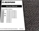 Mitsubishi FG35K Forklift Chassis Mast Options Service Repair Manual 55001-Up