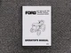 Ford LGT 12H LGT 17H Garden Tractors 09GN2205 09GN2206 Owner Operator Manual