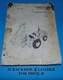 PARTS MANUAL for 35 BACKHOE & LOADER FOR 580CK-B