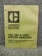 CAT Caterpillar 12G 14G 140G Motor Grader Lubrication & Maintenance Guide Manual