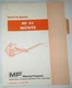 Massey Ferguson MF 42 Mower Parts Catalog Manual Book 1-78 ORIGINAL!