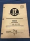 I&T FO-39 Shop Manual For Ford Series 8000 8600 8700 9000 9600 9700 TW-10 TW-20