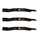 set of 3 Fits Woods finish mower blades 72" L306 RM306 RM600 13404 31306 13404KT