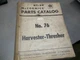 Original McCormick  No. 76 Harvester Thresher Parts Catalog Manual HT-29