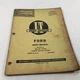Genuine I&T Ford Shop Manual FO-12 1959 Major Diesel Power Major Diesel
