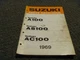 1969 Suzuki A100 AS100 & AC100 Motorcycle Parts Catalog Manual