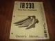 Gehl TR330 Three Row Attachment Owners Manual Form No 901478