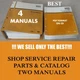 4 Manual Case Phase 1 580K 580 K 580CK Loader Backhoe Shop Service Parts Catalog