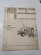FORD FRONT MOUNTED CULTIVATOR OPERATING ASSEMBLY INSTRUCTION MANUAL 4000 TRACTOR