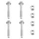 4 Pcs For Dodge Ram 1500-3500 Front & Rear Shock Absorber Mount Bolt & Nut Kit
