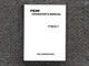 Tcm Forklift FTB18-7 Operator Owner Maintenance Manual