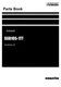 Komatsu S6D105-1TT Engine Parts Catalog Manual SN 86423-UP