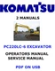 Komatsu PC220LC-6 Hydraulic Excavator Service Shop Operators Owner Manual PDF