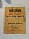 Vintage WISCONSIN AIR COOLED HEAVY DUTY ENGINES MODEL VE4D VF4D INSTRUCTION BOOK