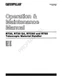 Caterpillar RT50 RT50 SA RTC60 RT60 Telescopic Material Handler Operators Manual