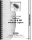Chrysler 218 218F 236 251 251F Engine Parts Manual Catalog