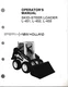 New Holland L-451, L-452 & L-455 Skid Steer Loader Operator's Manual