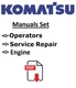 3x KOMATSU SK1026-5 TURBO SKID STEER OPERATORS SERVICE ENGINE REPAIR MANUAL PDFS