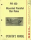 GEHL COMPANY MOUNTED PARALLEL BAR RAKE PR 450 Tractor Parts Operator's Manual
