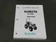 Kubota B1700D Tractor Parts Manual Exploded View Diagram Book