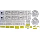 IH Super WD9 1953-56: Mylar Decal Set Fits International Replaces DEC248-STR