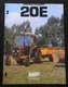 1983-90 MASSEY-FERGUSON "MF 20E INDUSTRIAL TRACTOR" SPECIFICATIONS BROCHURE NICE