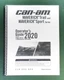 2020 Can-Am Maverick Sport 1000 Owner's Manual: 187 Pages & Clear Covers