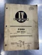 I&T FORD 2000 3000 4000 5000 (3-CYL) TRACTOR SHOP MANUAL # FO-31