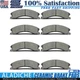 Front & Rear Ceramic Brake Pads Set For Chevy Silverado GMC Sierra 2500 3500 HD