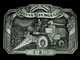 UB01162 *NOS* VINTAGE 1986 **MASSEY FERGUSON MF 300** TRACTOR PEWTER BELT BUCKLE
