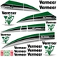Decal Kit fits Vermeer BC1800XL Brush Chipper Sticker Wrap BC 1800 XL 7yr Vinyl