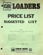 Vtg Original Great Bend The GB Line Loaders Farm Equipment Price List
