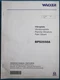 WACKER BPS2550A COMPACTOR PARTS OPERATION & MAINTENANCE MANUAL BOOK
