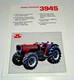 Massey Ferguson MF 394S Tractor Spec Sheet Sales Brochure Literature Ad 8/89