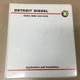 Detroit Diesel DDEC-MBE 900/4000 APPLICATION & INSTALLATION MANUAL GUIDE, 7SA825