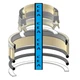 707-99-43590 Steering Cylinder Seal Kit Fits Komatsu WA600-3