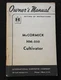 1954 INTERNATIONAL HARVESTER IH McCORMICK HM-250 CULTIVATOR OPERATORS MANUAL