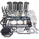 Overhaul Rebuild Kit for Doosan Daewoo Engine D24 D24NAP 46.5mm Excavator